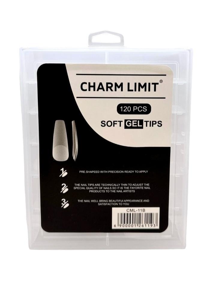 Imagen presentación de TIPS SOFT GEL COFFIN PRE LIMADOS CHARM LIMIT